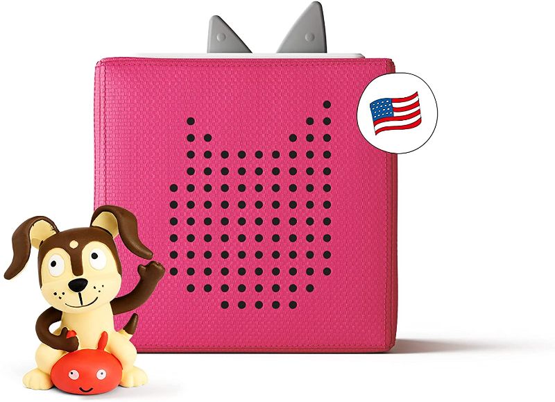 Photo 1 of Toniebox Audio Player Starter Set with Playtime Puppy - Imagination Building, Screen-Free Digital Listening Experience for Stories, Music, and More - Pink
