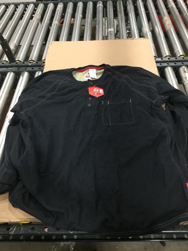 Photo 2 of Black IQ Long Sleeve Henley (XL)