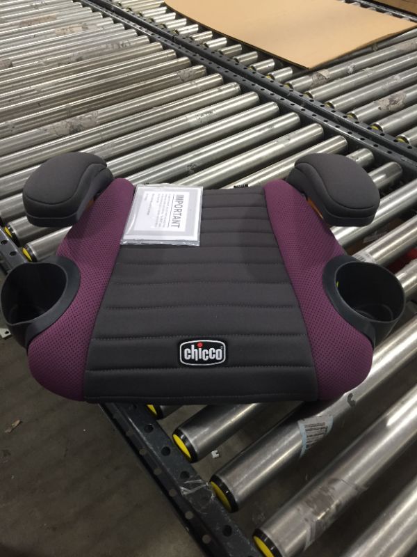 Photo 2 of chicco GoFit Backless Booster Car Seat - Grape
