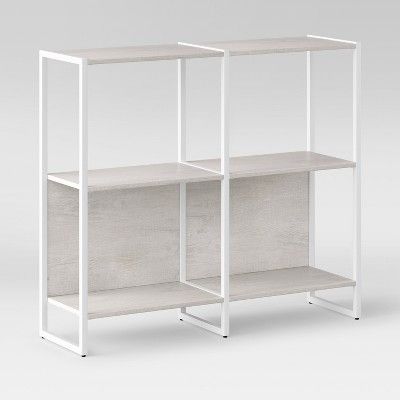 Photo 1 of 35.7" Paulo 2 Shelf Bookcase White - Project 62™