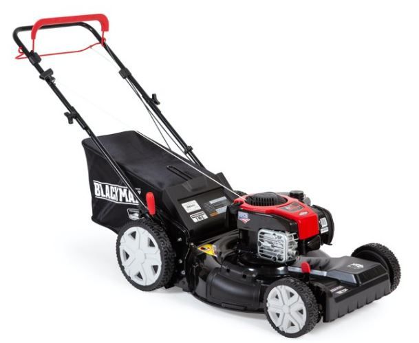 Photo 1 of Black Max 22-inch 150cc Self Propelled Gas Mower with High Rear Wheels