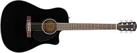 Photo 1 of Fender CD-60SCE Acoustic-Electric Guitar - Dreadnought Body Style - Black Finish