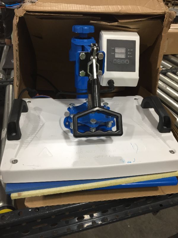 Photo 1 of 5 in 1 Heat Press, 12" x 15" 360-degree Rotation Digital Combo Heat Press Machine Multifunctional Swing Away Heat Transfer Machine for T-Shirts, Hat, Mug, Mouse Pads, Tablecloth