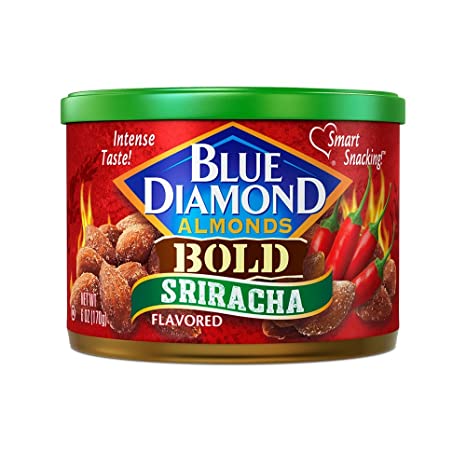 Photo 1 of 4 pack - Blue Diamond Almonds, Bold Sriracha, 6 Ounce

EXPIRES 8/2024