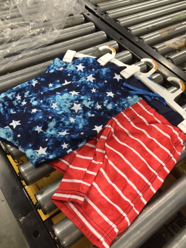 Photo 2 of Boy' American Flag Tie-Dye Wim Trunk - Cat & Jack™ (KIDS S)