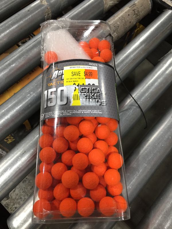 Photo 1 of Adventure Force Tactical Strike 150 Round Refill With Ammo Box Rounds Compatible With NERF Rival Blasters
