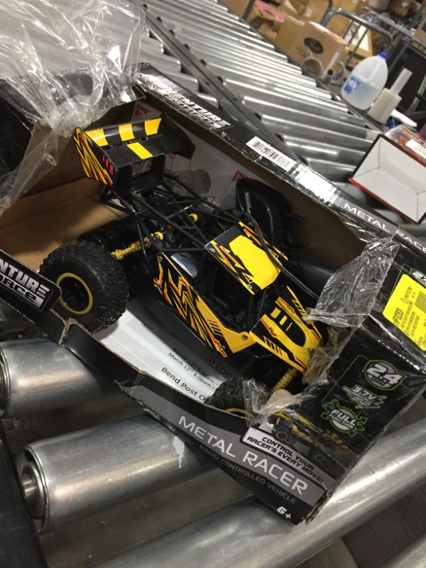 Photo 2 of Adventure Force Metal Racer Radio Controlled Vehicle, Yellow
