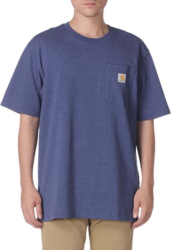 Photo 1 of Carhartt Men's Loose Fit Heavyweight Short-Sleeve Pocket T-Shirt
