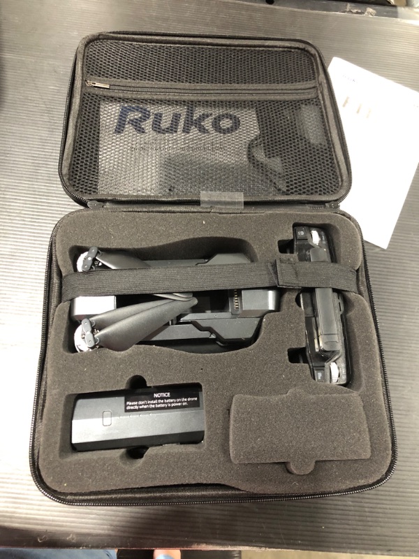 Photo 3 of Ruko F11 Pro Drones with Camera for Adults 4K UHD Camera 60 Mins Flight Time with GPS Auto Return Home Brushless Motor-Black?with Carrying Case?
