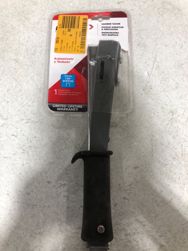 Photo 4 of AROOW HT55 Slim Hammer Tacker. PRIOR USE.
