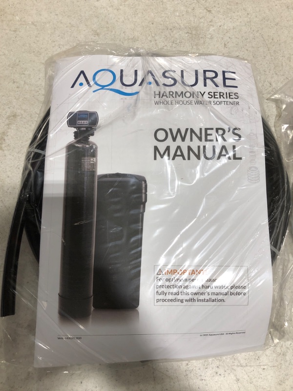 Photo 3 of AQUASURE Harmony Series 48,000 Grain Digital Metered Water Softener. OPEN BOX.
