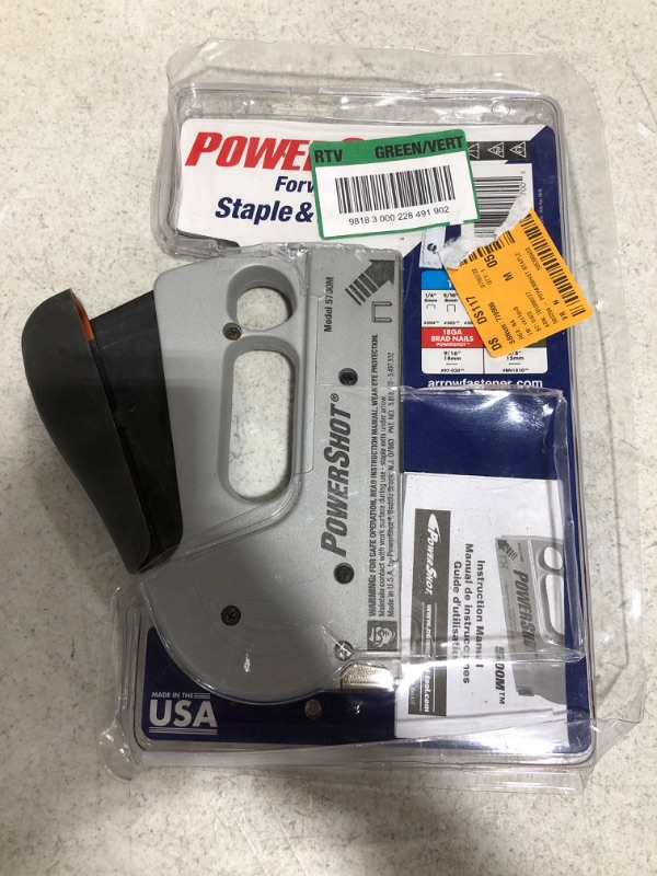 Photo 4 of ARROW PowerShot 5700 Forward Action Staple Gun. PRIOR USE.
