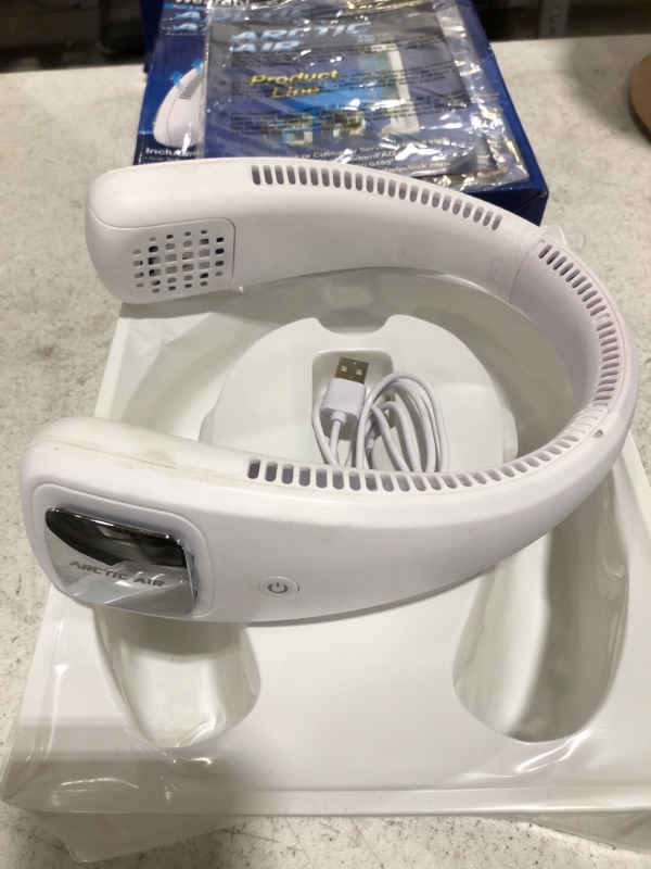 Photo 4 of ARCTIC AIR Personal Hands Free Air Cooler & Purifier, White. PRIOR USE.
