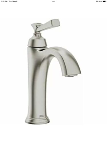 Photo 1 of AMERICAN STANDARD Rumson Single Hole Single-Handle Bathroom Faucet in Brushed Nickel 
