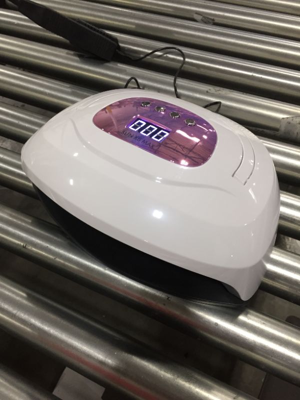 Photo 2 of 150W HIgh Power Sun X8 Max Two Hands Portable UV LED Nail Lamp