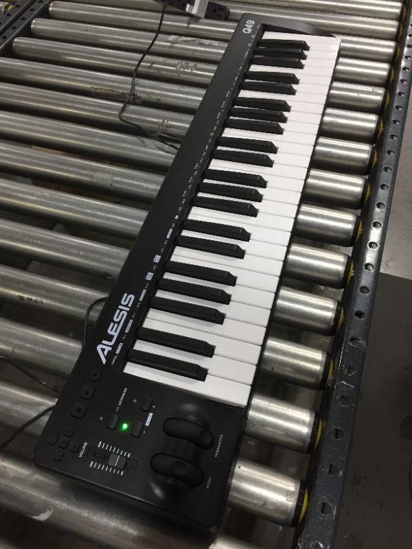 Photo 2 of Alesis Q49 MKII - 49 Key USB MIDI Keyboard Controller with Full Size Velocity Sensitive Synth Action Keys and Music Production Software Included