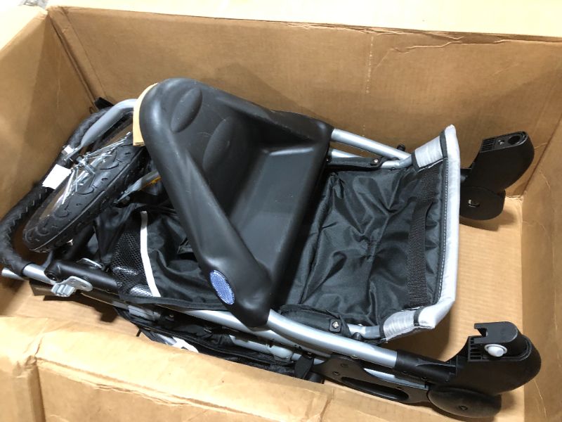 Photo 2 of Baby Trend Expedition Jogger Stroller, Phantom, 50 Pounds, STROLLER ONLY, CAR SEAT NOT INCLUDED
