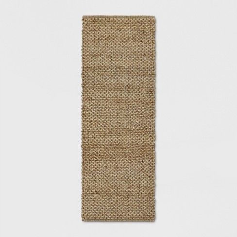 Photo 1 of 2'4"x7' Runner Annandale Rug Solid Neutral - Threshold™