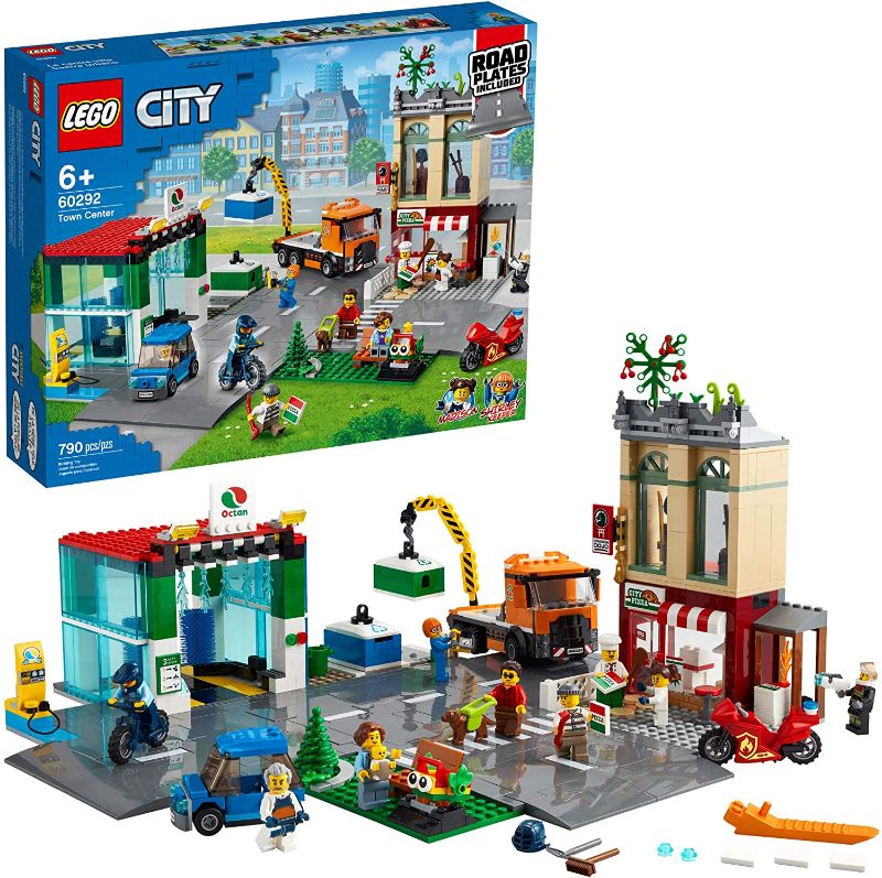 Photo 1 of LEGO City Town Center 60292 Building Kit; Cool Building Toy for Kids, New 2021 (790 Pieces)

