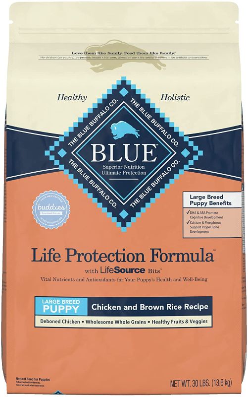 Photo 1 of Blue Buffalo Life Protection Formula Natural Puppy Large Breed Dry Dog Food, Chicken, BEST BY 06 APR 2023
