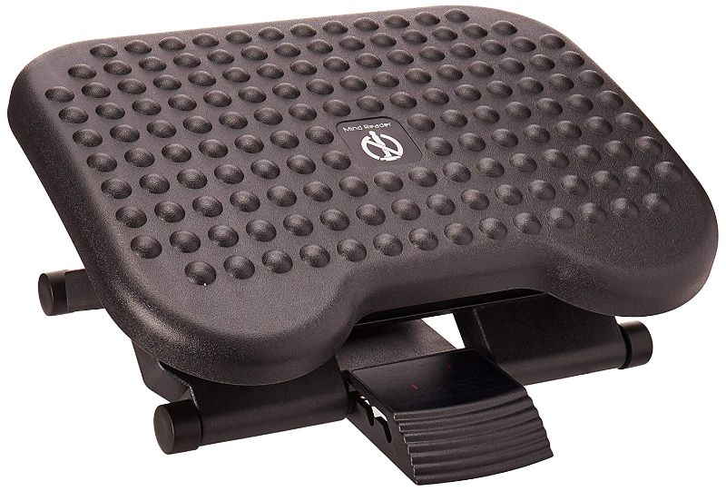 Photo 1 of Mind Reader Rest, Ergonomic Foot, Pressure Relief for Comfort, Back, and Body, Single, Black
