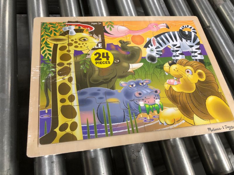 Photo 2 of Melissa & Doug African Plains Jigsaw Puzzle, Multicolor