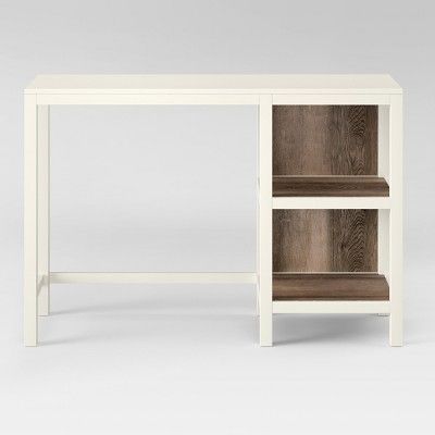 Photo 1 of Hadley Wood Writing Desk with Storage Shell - Threshold™