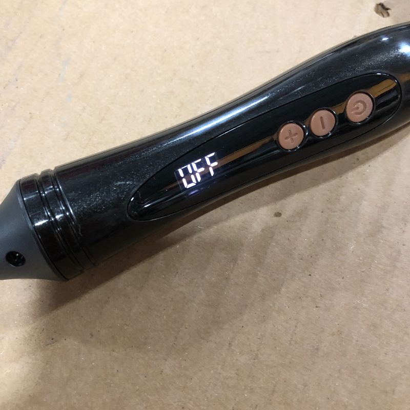 Photo 1 of Aima Beauty 3/10 Inch Small Curling Wand, 9mm Super Slim Tourmaline Ceramic Curling Iron for Short & Long Hair, Dual Voltage & Adjustable Temperature