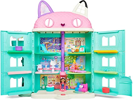 Photo 1 of Gabby's Dollhouse, Purrfect Dollhouse with 15 Pieces Including Toy Figures, Furniture, Accessories and Sounds, Kids Toys for Ages 3 and up