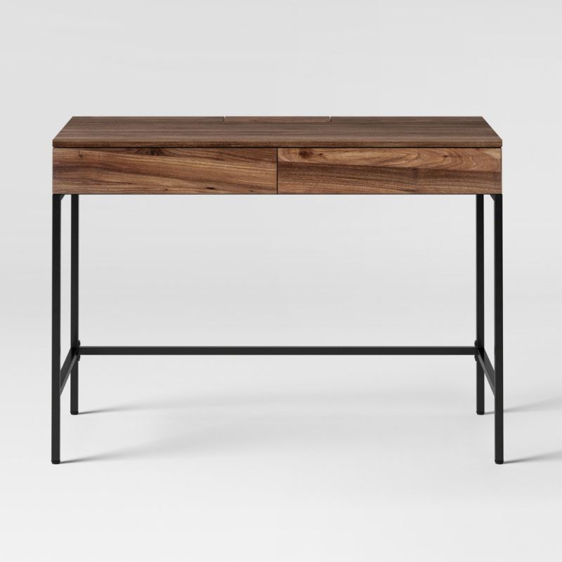 Photo 1 of Loring Wood Writing Desk with Drawers - Project 62™