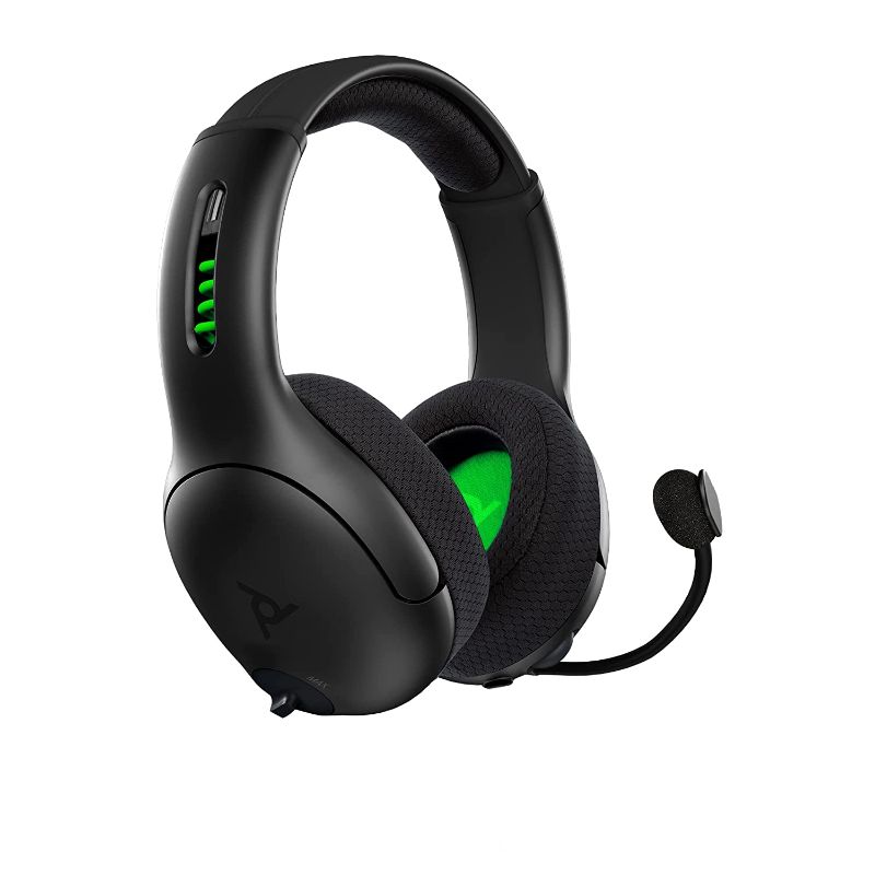 Photo 1 of PDP Gaming LVL50 Wireless Stereo Headset with Noise Cancelling Microphone: Black - Xbox One
