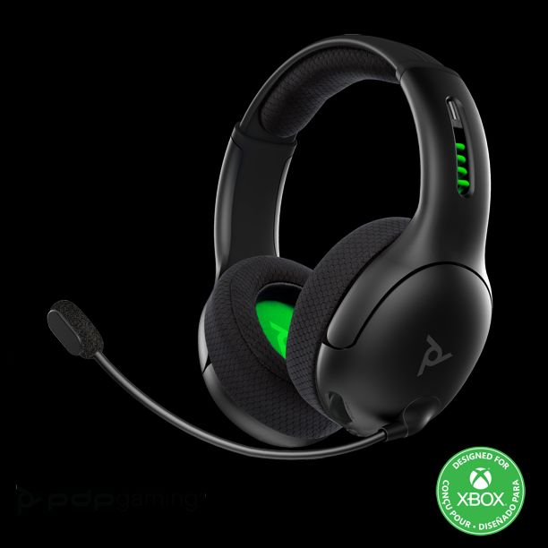 Photo 1 of PDP Gaming LVL50 Wireless Stereo Gaming Headset with Noise Cancelling Mic: Black - Xbox Series X
