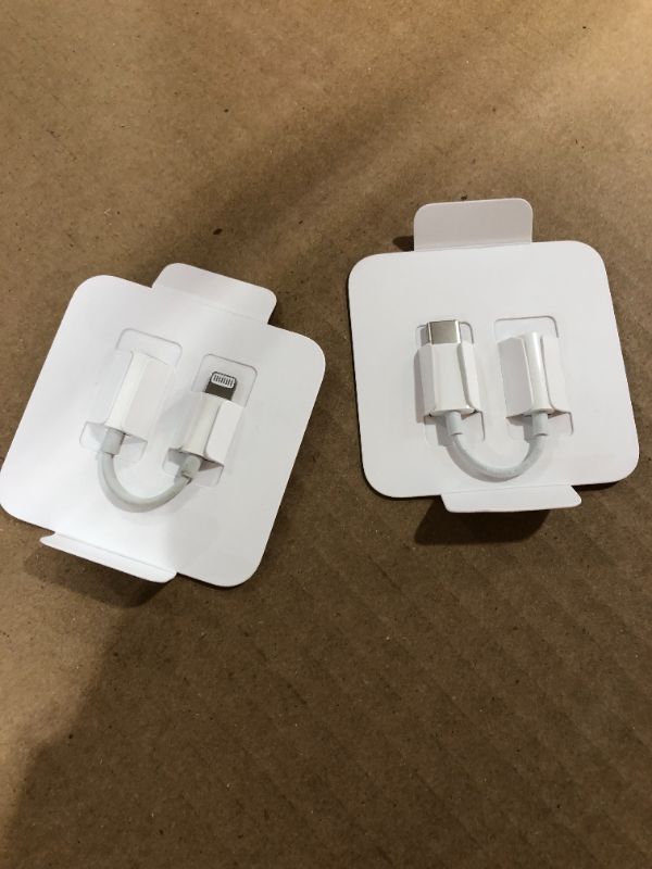 Photo 3 of Apple Lightning to 3.5 mm Headphone Jack Adapter & Apple USB-C to 3.5 mm Headphone Jack Adapter

