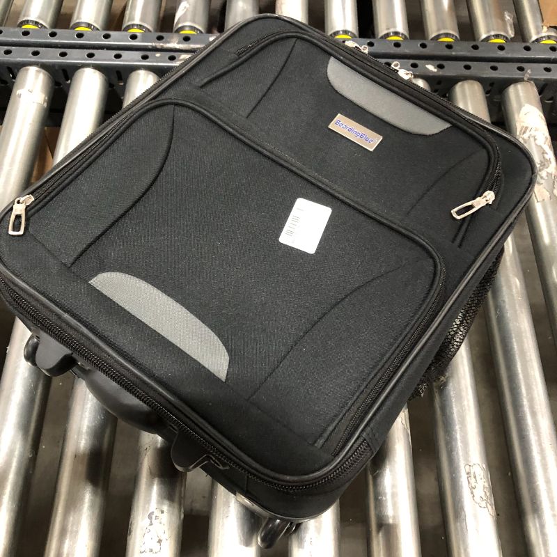 Photo 2 of Airlines Personal Item Under Seat Basic Luggage 16.5" (Black)
