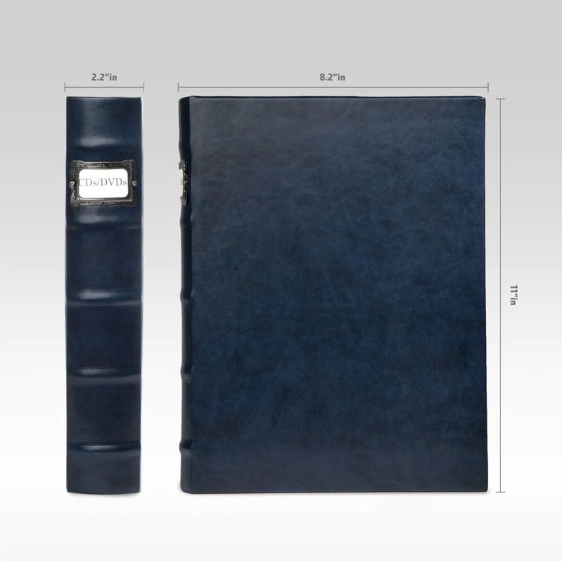 Photo 1 of Bellagio-Italia 3 Ring Binder - 1 Inch Ring Stores up to 250 Pages - Classy Faux Leather Binder for Presentations, File Storage, and Trading Cards