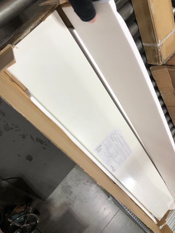 Photo 1 of 60" Slim Low Profile Floating Wall Shelf White - Inplace

