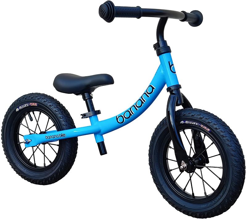 Photo 1 of Banana GT Balance Bike - Lightweight Toddler Bike for 2, 3, 4, and 5 Year Old Boys and Girls – No Pedal Bikes for Kids with Adjustable Handlebar and seat – Aluminium, Air Tires - Training Bike
