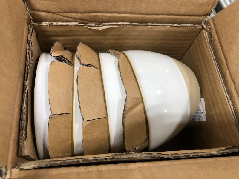 Photo 2 of BOX OF 4 20oz 4 Pack Stoneware Wethersfield Cereal Bowl White - Threshold™

