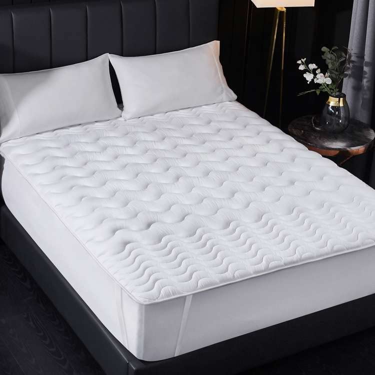 Photo 1 of Atarashi Firm Bamboo Charcoal Mattress, Pressure Relief Mattress Padding for Premium Support, Breathable, Soft, Cooling.
