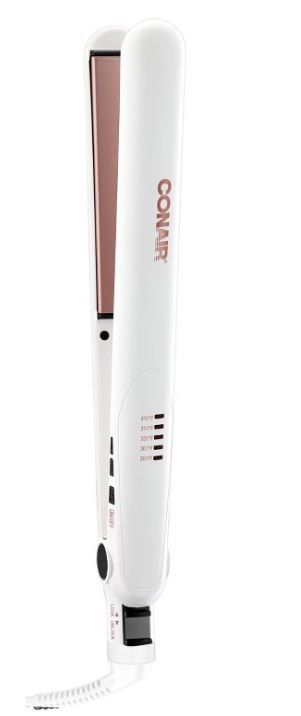 Photo 1 of Conair Double Ceramic Flat Iron - White - 1"

