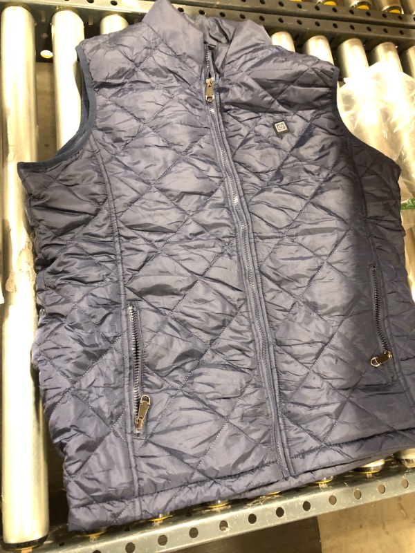 Photo 2 of NOMAKK Women's Heated Vest with 7.4V Battery not included , 4 Heating Zones
