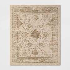 Photo 1 of 3'x5' Light Distressed Diamond Persian Style Rug Neutral - Threshold™ designed with Studio McGee

