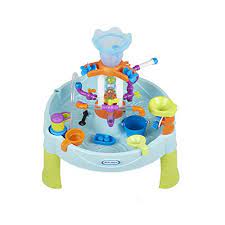 Photo 1 of Little Tikes Flowin' Fun Water Table with 13 Piece Pipes & Tower Waterfall Accessory Set, Outdoor Toy Play Set for Toddlers Kids Boys Girls Ages 2 3 4+ Year Old
