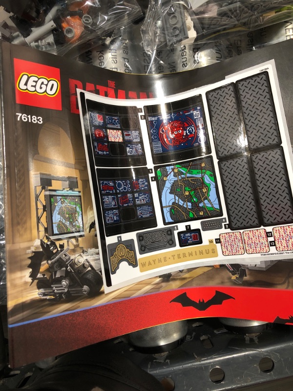 Photo 3 of LEGO DC Batman Batcave: The Riddler Face-Off 76183 Building Kit; Cool Gotham City Batcave Toy for Kids Aged 8+ (581 Pieces)
