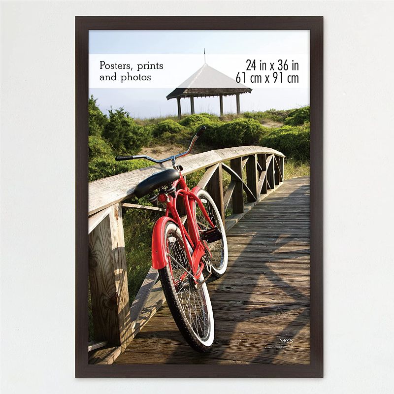 Photo 1 of MCS, Espresso Woodgrain 24x36 Inch Museum Poster Frame