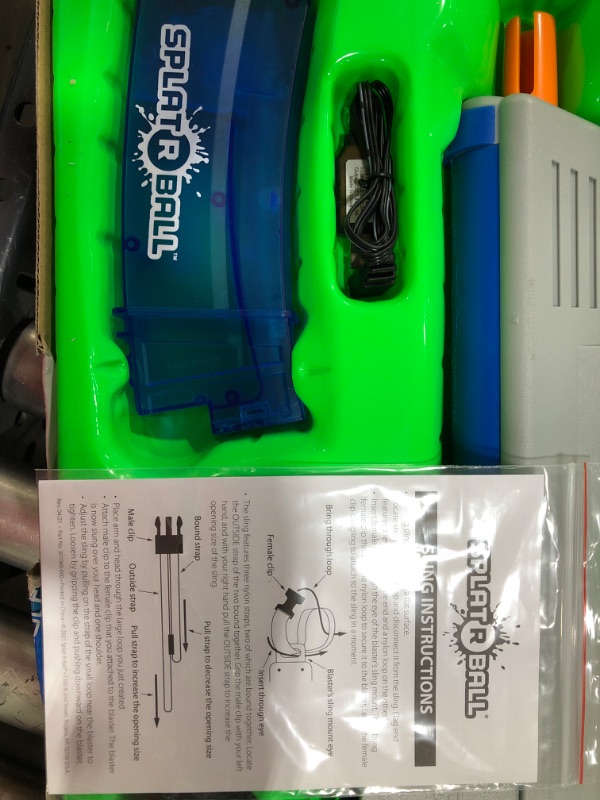 Photo 3 of SPLATRBALL SRB400-SUB Gel Ball Water Bead Blaster Gun Kit. Splat R Ball Everything with The Electric Water Ball Blaster able to Shoot up to 200fps! Splatter Ball Gun
