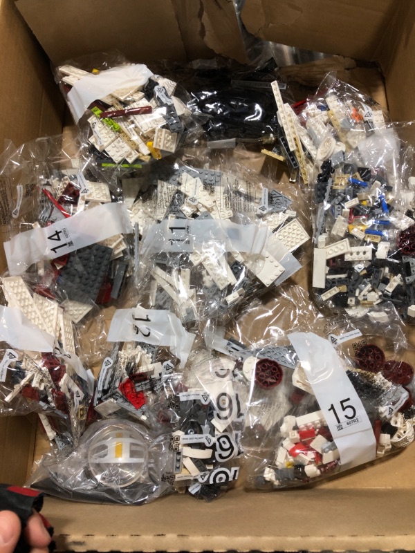Photo 3 of LEGO Star Wars Republic Gunship 75309 Building Kit; Cool, Ultimate Collector Series Build-and-Display Model (3,292 Pieces) One Bag Open So Some Lego's Loose
