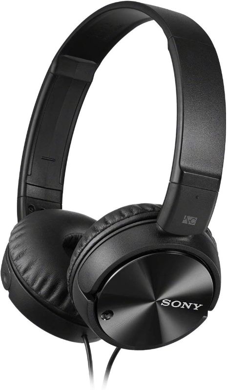 Photo 1 of Sony MDRZX110NC Noise Cancelling Headphones, Black
