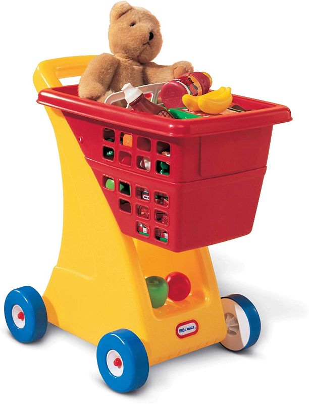 Photo 1 of Little Tikes Shopping Cart - Yellow/Red
