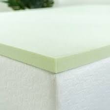 Photo 1 of 1.5'' Green Tea Memory Foam Mattress Topper / Pressure-Relieving Layers--- queen

